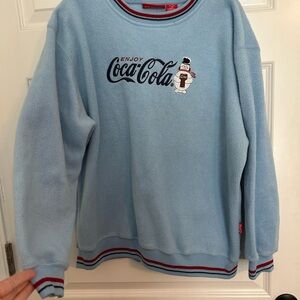 Coca Cola Sky Blue Crewneck Sweater